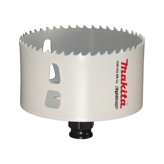 MAKITA hole saw EZYCHANGE HSS BiM diameter 89mm cutting depth 44mm E-14168 - EZYCHANGE HSS bi-metal hole saws