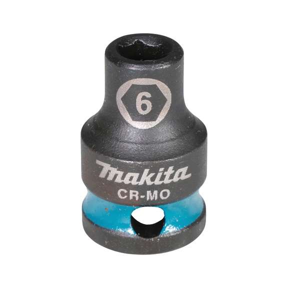 MAKITA impact socket SW6 Impact Black 3/8 inch short E-15877 - Impact Black impact sockets
