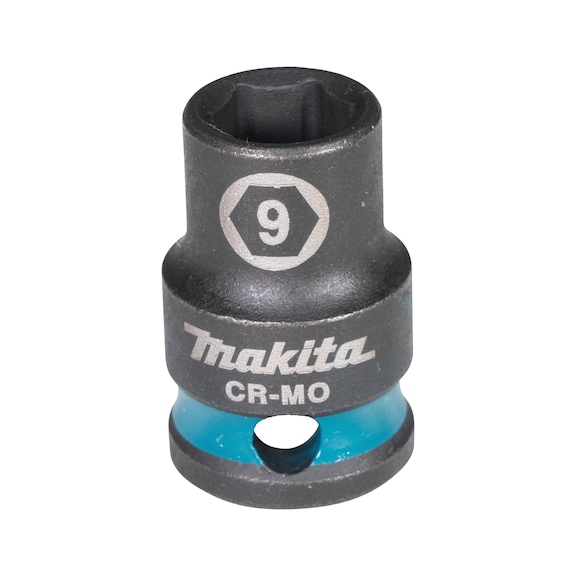MAKITA impact socket SW9 Impact Black 3/8 inch short E-15908 - Impact Black impact sockets