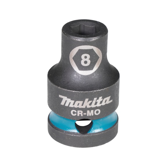 MAKITA impact socket SW8 Impact Black 1/2 inch SW8 short E-16047 - Impact sockets 1/2"
