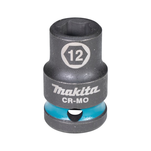 MAKITA Schlagnuss SW12 Impact Black 1/2 Zoll SW12 kurz E-16081 - Schlagnüsse 1/2"