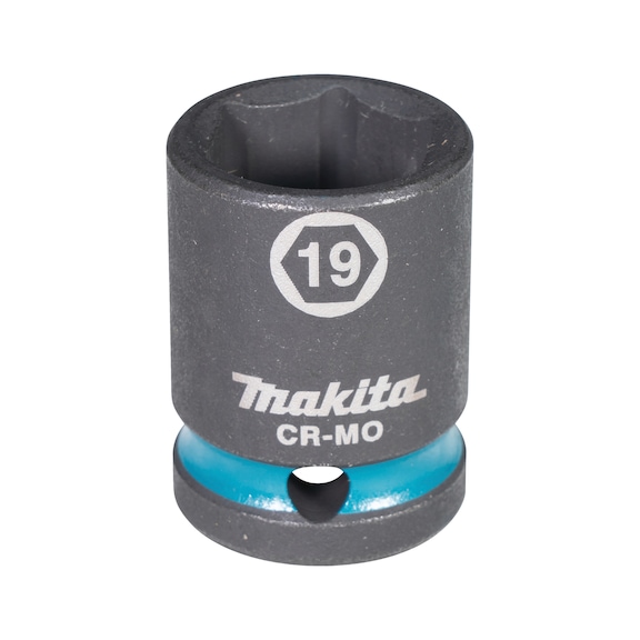 MAKITA impact socket SW19 Impact Black 1/2 inch SW19 short E-16156 - Impact sockets 1/2"