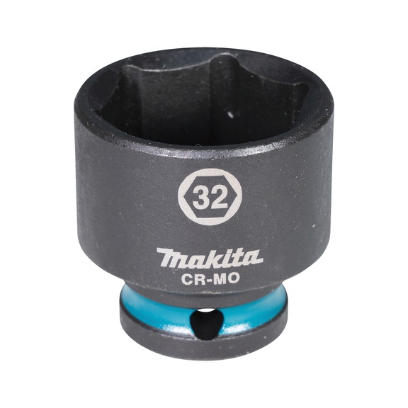 MAKITA impact socket SW32 Impact Black 1/2 inch SW32 short E-16237 - Impact sockets 1/2"
