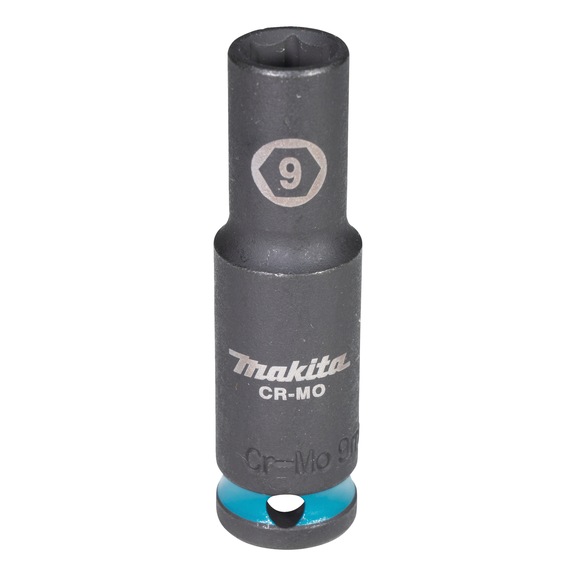 MAKITA impact socket SW9 Impact Black 3/8 inch long E-16265 - Impact Black impact sockets
