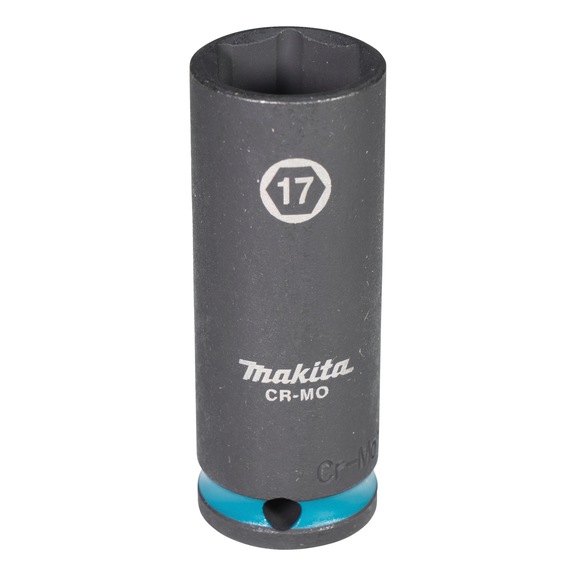 MAKITA impact socket SW17 Impact Black 3/8 inch long E-16346 - Impact Black impact sockets
