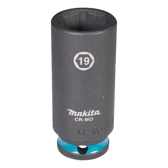 MAKITA Schlagnuss SW19 Impact Black 3/8 Zoll lang E-16368 - Impact Black Schlagnüsse