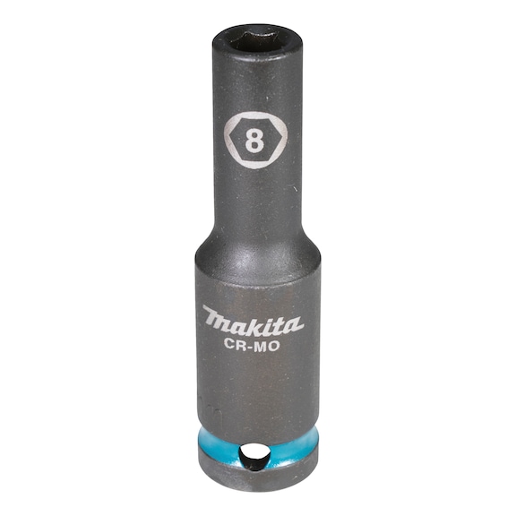 MAKITA impact socket SW8 Impact Black 1/2 inch SW8 long E-16405 - Impact sockets 1/2"