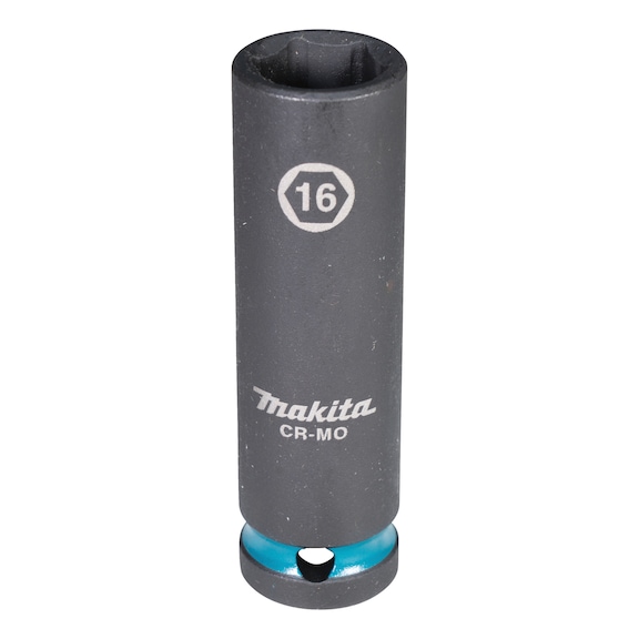 MAKITA impact socket SW16 Impact Black 1/2 inch SW16 long E-16461 - Impact sockets 1/2"
