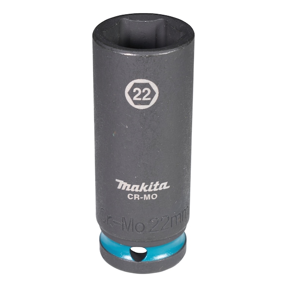MAKITA impact socket SW22 Impact Black 1/2 inch SW22 long E-16514 - Impact sockets 1/2"