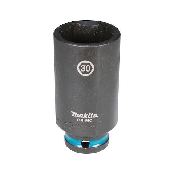 MAKITA impact socket SW30 Impact Black 1/2 inch SW30 long E-16542 - Impact sockets 1/2"