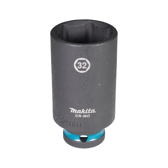 MAKITA impact socket SW32 Impact Black 1/2 inch SW32 long E-16558 - Impact sockets 1/2"