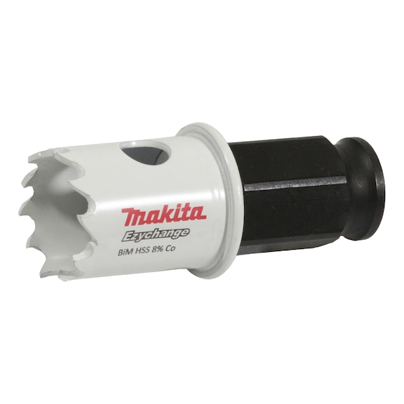 MAKITA hole saw EZYCHANGE BiM HSS diameter 22 mm E-20301 - EZYCHANGE HSS bi-metal hole saws