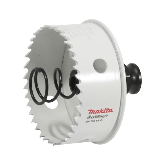MAKITA hole saw EZYCHANGE BiM HSS diameter 64 mm E-20410 - EZYCHANGE HSS bi-metal hole saws