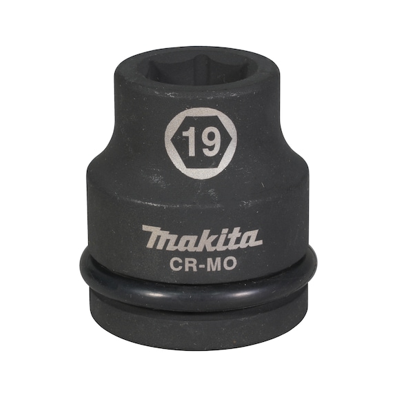 MAKITA Impact Socket 3/4 inch SW19 Length 51 mm incl. O-ring and pin CR-MO E-22230 - Impact sockets 3/4" and 1/4"
