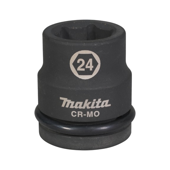 MAKITA Impact socket 3/4 inch SW24 Length 51 mm incl. O-ring and pin CR-MO E-22268 - Impact sockets 3/4" and 1/4"
