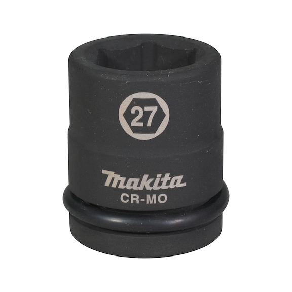 MAKITA Impact socket 3/4 inch SW27 Length 53 mm incl. O-ring and pin CR-MO E-22280 - Impact sockets 3/4" and 1/4"