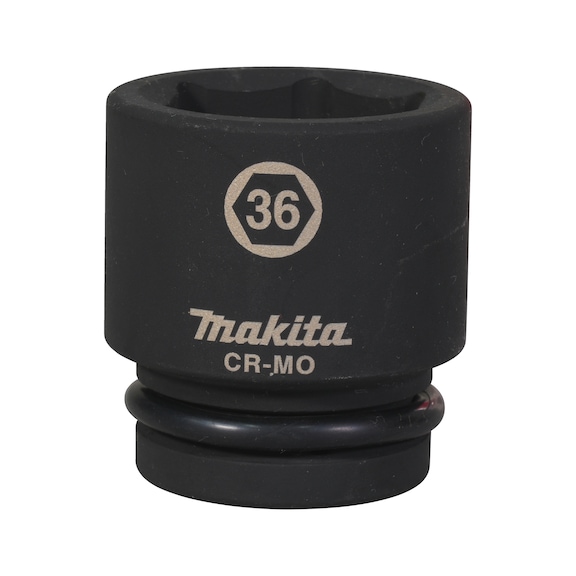 MAKITA Impact Socket 3/4 inch SW36 Length 57 mm incl. O-ring and pin CR-MO E-22327 - Impact sockets 3/4" and 1/4"