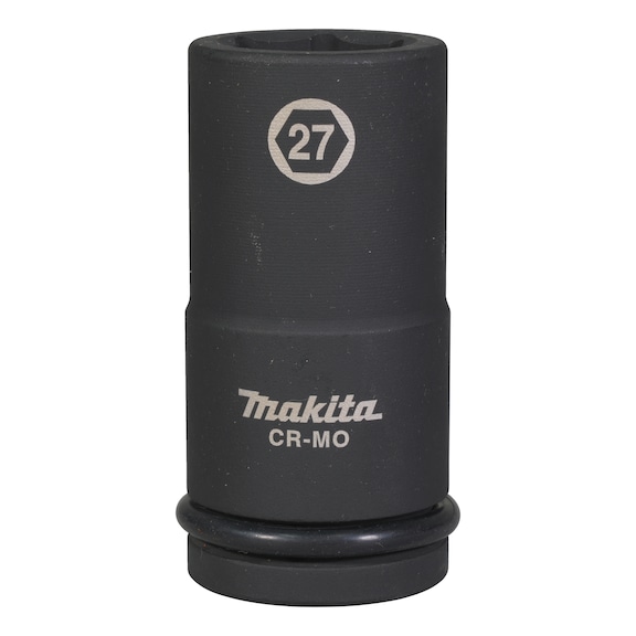 MAKITA Impact Socket 3/4 inch SW27 Length 90 mm incl. O-ring and pin CR-MO E-22361 - Impact sockets 3/4" and 1/4"