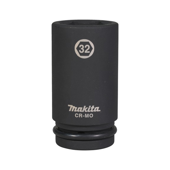 MAKITA Impact socket 3/4 inch SW32 Length 90 mm incl. O-ring and pin CR-MO E-22383 - Impact sockets 3/4" and 1/4"
