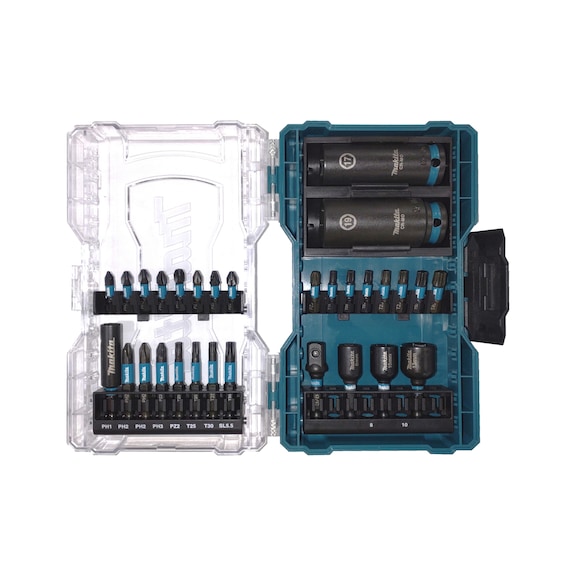 MAKITA 30-piece Impact Black Impact Socket Set E-22903 - Bit set