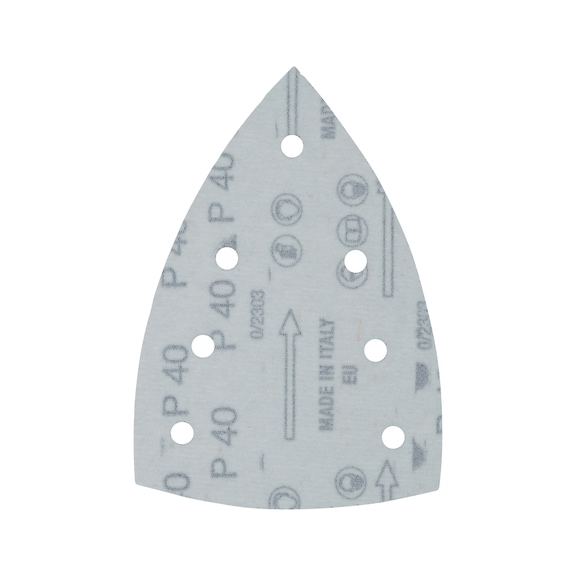 MAKITA Sandpaper, grit A40, 100x150 mm, hook and loop, 7 holes, 10 pieces E-23416 - Sandpaper 100 x 150 mm