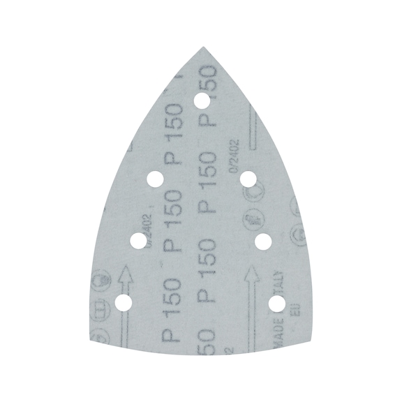 MAKITA Sandpaper, grit A150, 100x150mm, hook and loop, 7 holes, 10 pieces E-23466 - Sandpaper 100 x 150 mm