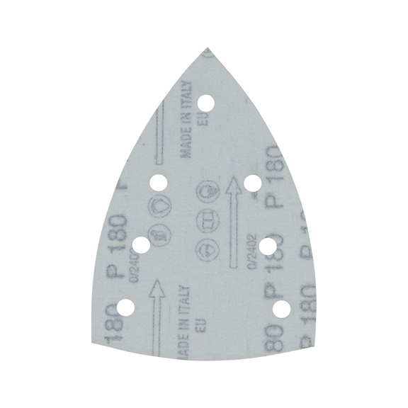 MAKITA sandpaper, grit A180, 100x150 mm, hook and loop, 7 holes, 10 pieces E-23472 - Sandpaper 100 x 150 mm
