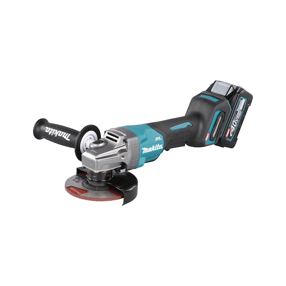 MAKITA cordless angle grinder XGT 40V 1100W diameter 125mm 8500rpm GA016GM201 - Cordless angle grinder XGT 40V max.