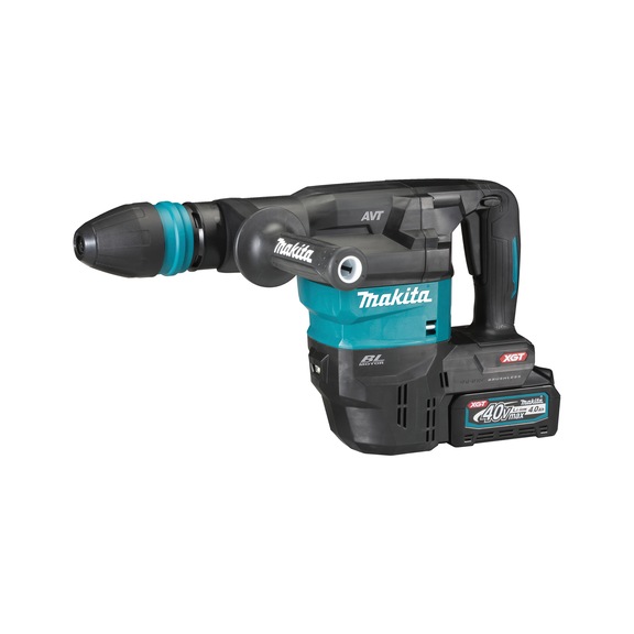 MAKITA cordless rotary hammer XGT 40V single blow 9.4 J 2650 rpm HM001GM201 - Cordless rotary hammer XGT 40V