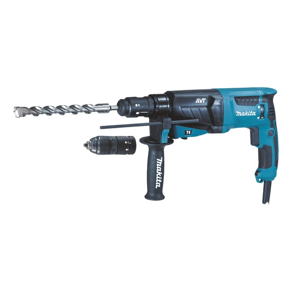 MAKITA combi hammer 800 W speed 1200 rpm 26 mm 2.4 J HR2631FTJ - Cordless combi hammer suitable for SDS-PLUS
