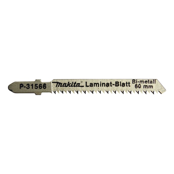 MAKITA jigsaw blade HC19R b 1.9 mm / 13 TPI working length 55 mm 5 pieces P-31566 - Jigsaw blades for laminate
