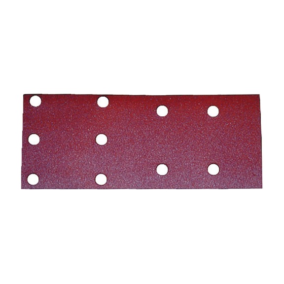 MAKITA Schleifpapier 100x240 mm Körnung P80 Klett 10 Loch 10 Stück P-42880 - Schleifpapier 100 x 240 mm