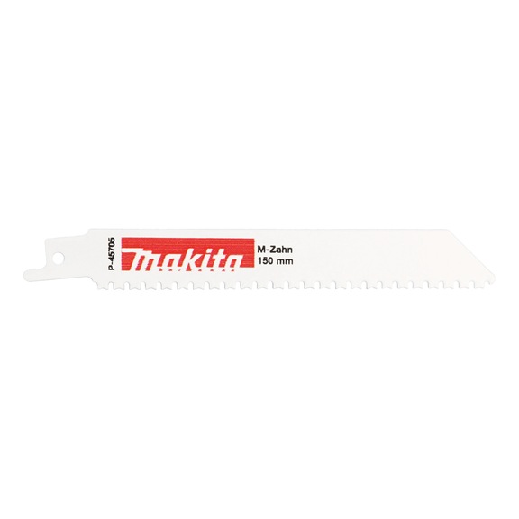 MAKITA Recipro saw blade M-Force 150mm 1.2 mm - 10 TPI 5 pieces P-45705 - Reciprocating saw blades for metal