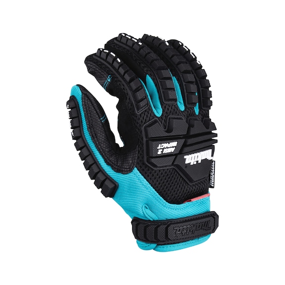 MAKITA gloves size M (8) reinforced knuckle protection touchscreen compatible P-84464 - Reinforced gloves