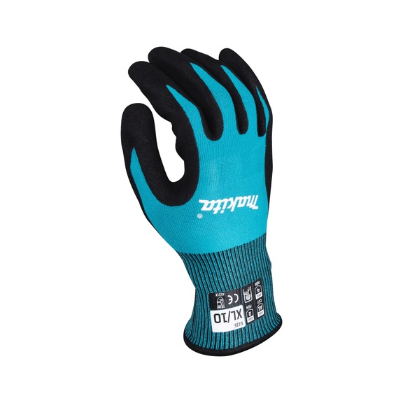 MAKITA gloves size XL Nitrile Touch screen compatible Liquid resistant P-84707 - Nitrile gloves
