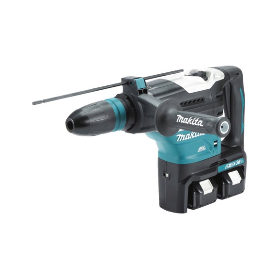 MAKITA cordless combi hammer 2x18V 40 mm single blow 8 J 500 rpm DHR400G2UN - Cordless combi hammer & chisel hammer LXT 18V