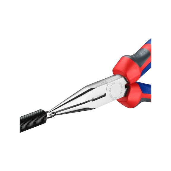 kkk② KNIPEX Kargaburun pense 160 mm, düz, krom kaplamalı kafa, 2