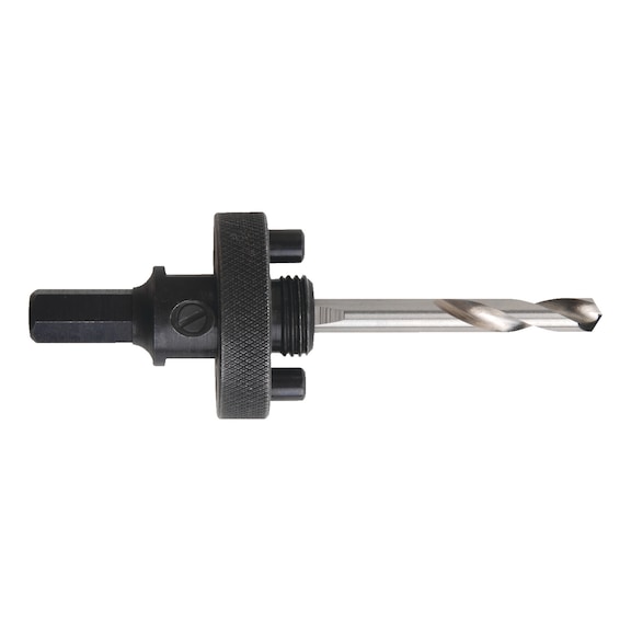 MILWAUKEE adaptateur hexagonal 9,5 mm pour scies-cloches à partir de 32 mm - Adaptateur pour scies-cloches