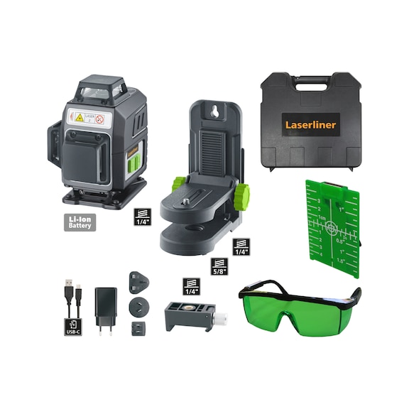 Laserliner 036.24 Support aimanté 1/4 Adapté pour (marque de niveaux