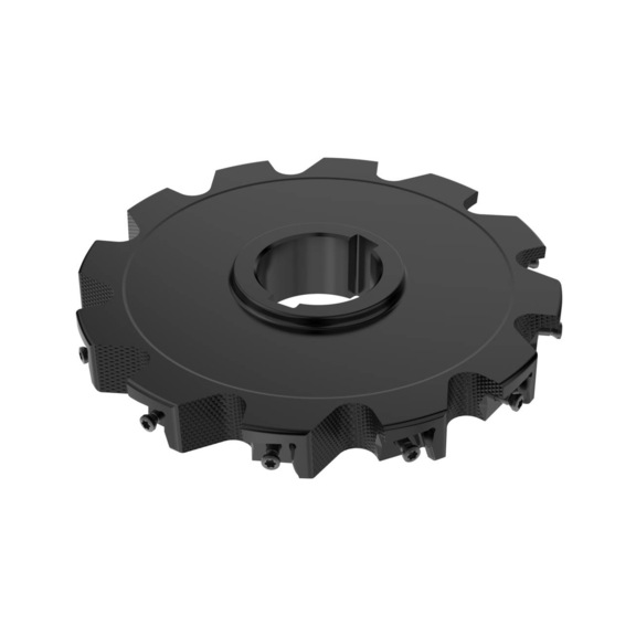 Scheibenfräser 335.98-160-07-40-12R - Fraise trois tailles avec alésage