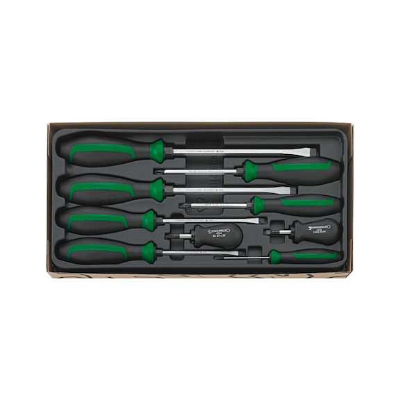 STAHLWILLE Screwdriver set DRALL 4693/9 9 pieces 96469316 - Screwdriver set
