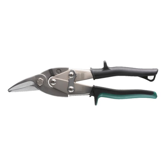 ERDI Lever-action figure scissors short straight cuts 240mm right cutting 56034103 - Lever-figure scissors