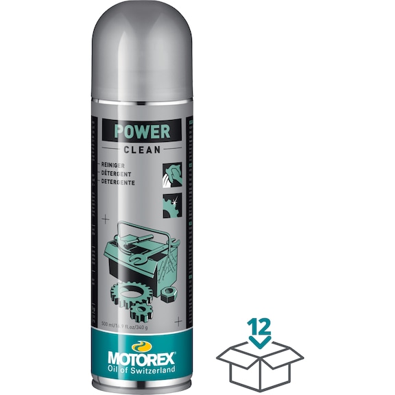 MOTOREX POWER CLEAN SPRAY 12x 500 ml - POWER CLEAN SPRAY