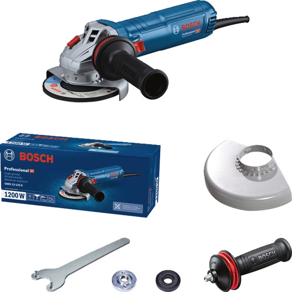 Angle grinder GWS 12-125 S BOSCH 06013A6020 - Angle grinder (electric)