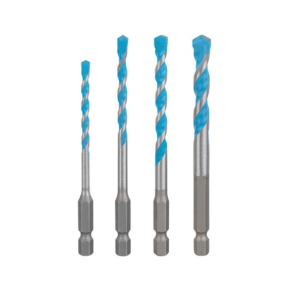 Bohrerset EXPERT HEX-9 Multi Construction 4/5/6/8&nbsp;mm 4 teilig BOSCH 2608902368 - Bohrer-Set (Zerspanungswerkzeug mit definierten Schneiden)