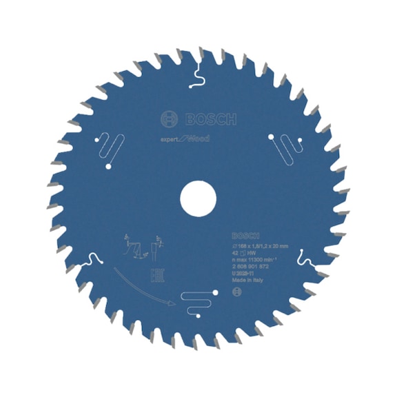 Circular saw blade Expert for Wood 168 x 20 x 1.8/1.2 mm T42 2608901872 - Saw blade (other)