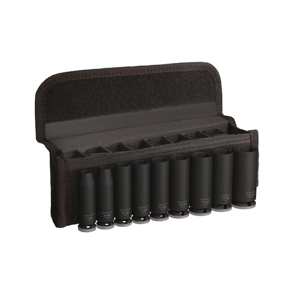 Socket spanner set PRO Impact 3/8 deep 9-piece BOSCH 2608003037 - Socket wrench (set)
