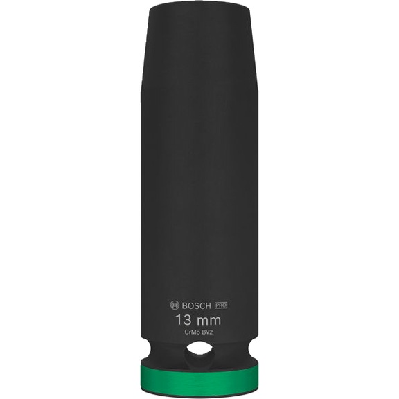 Socket spanner set PRO Impact 1/2 13 mm deep BOSCH 2608003047 - 