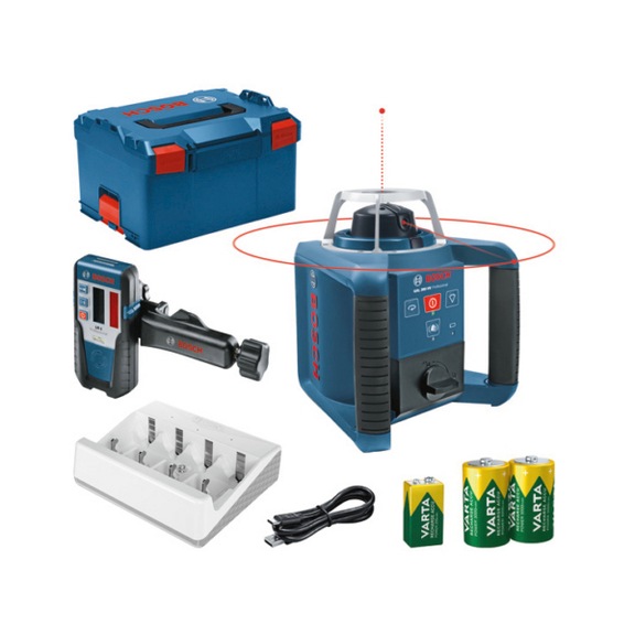 Rotary laser GRL 300 HV + LR 1 in L-BOXX BOSCH 0601061505 - Rotary laser