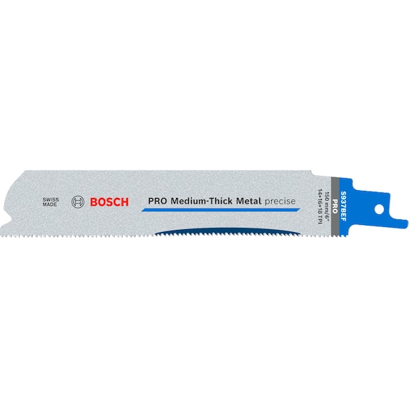 Reciprocating saw blade Medium-Thick S937BEF 1.1 x 25 x 150mm 5-piece 2608658991 - Saw blade for reciprocating saw